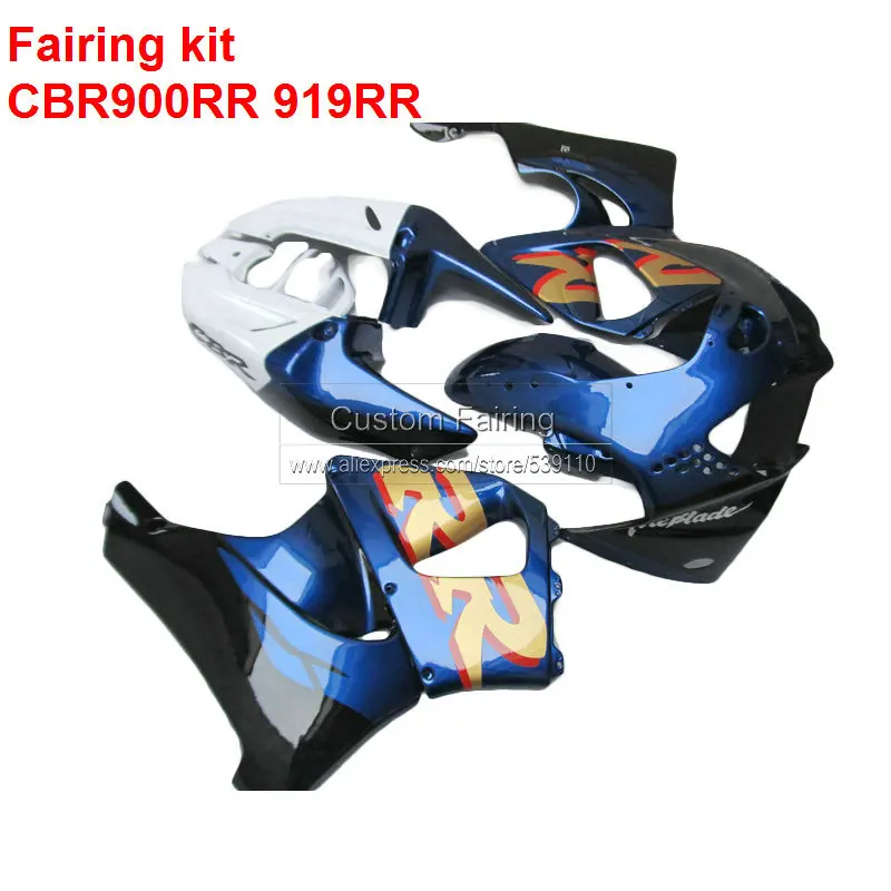 Обтекатель для HONDA cbr900rr CBR 919RR 98 99 1998 1999 (темно-синий) наклейка обтекатель комплект