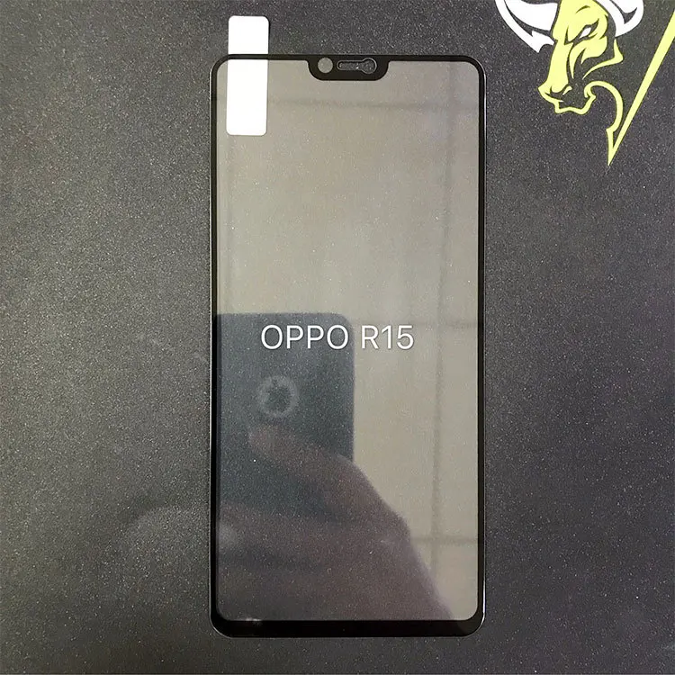 2 шт. 3D закаленное стекло для OPPO R15 полное покрытие экрана Защитная пленка