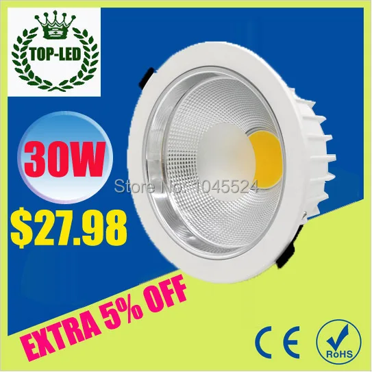 Противотуманные светодиодные светильники с регулируемой яркостью COB потолочные