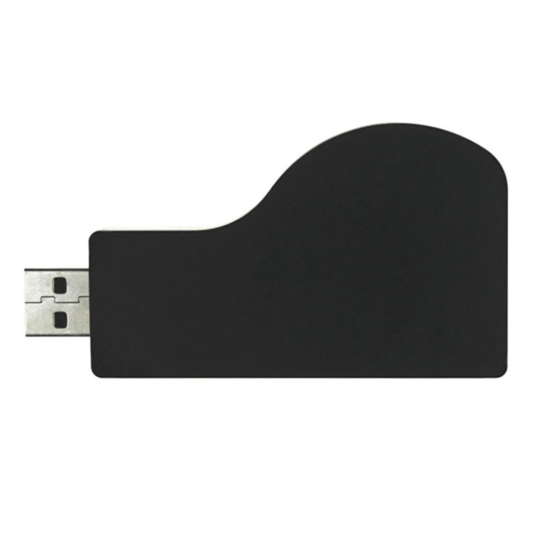 Высококачественная Портативная звуковая карта в форме пианино Внешняя USB 2 0 3D
