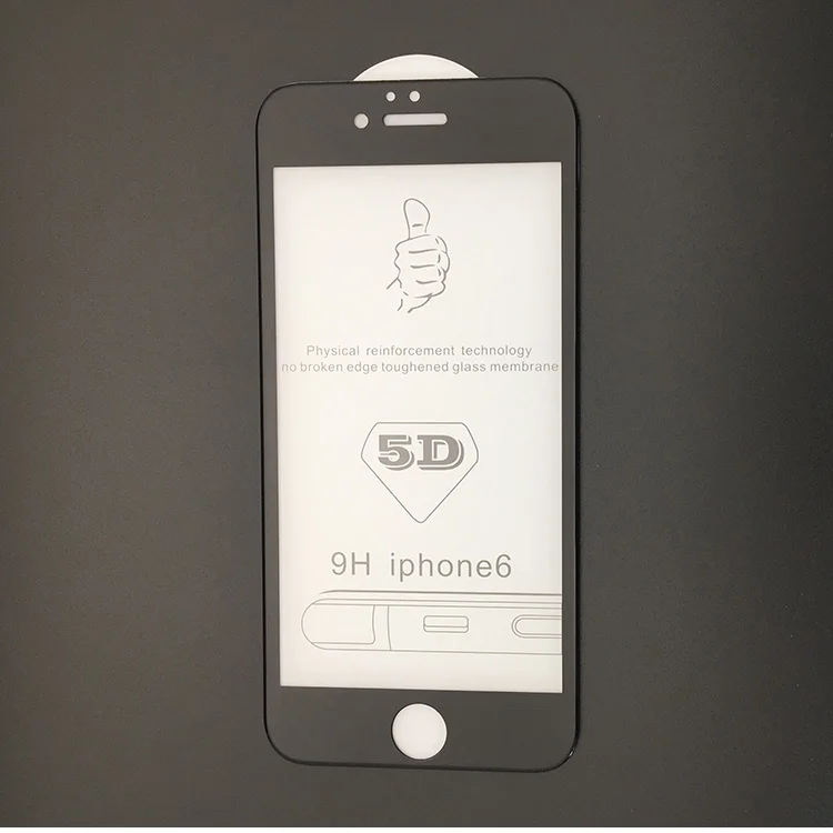 5D изогнутый экран протектор для iPhone 7 6 Plus Edge полное покрытие пленка 6S Закаленное