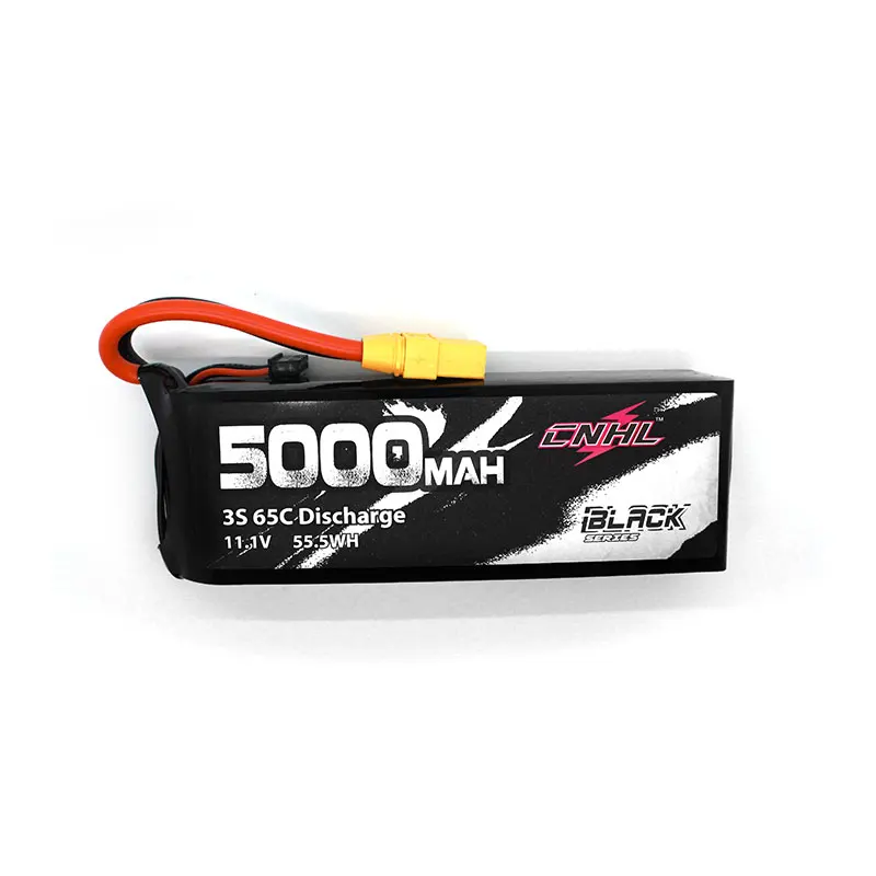 1PCS CNHL черная серия 5000mAh 3S 11,1 V 65C Lipo батарея - Цвет: 1PCS