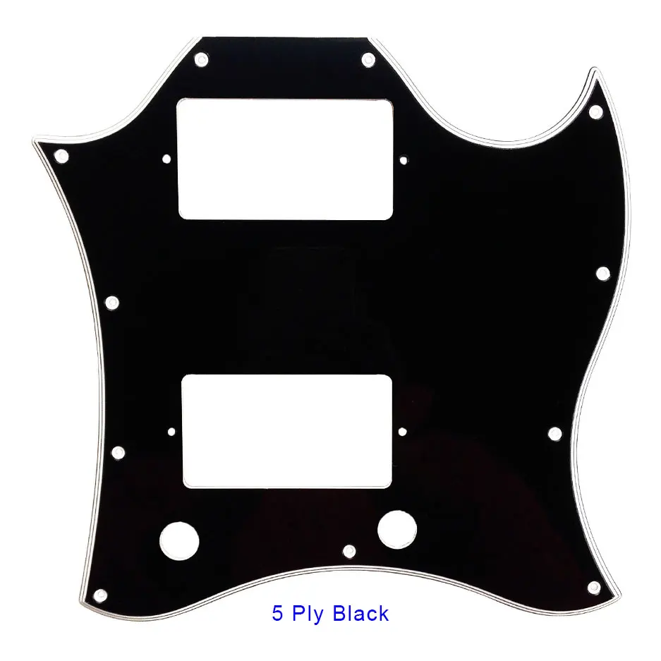 Детали для гитары Pleroo Pickguard Gibson Standard SG Полнолицевая царапинная пластина Route PAF