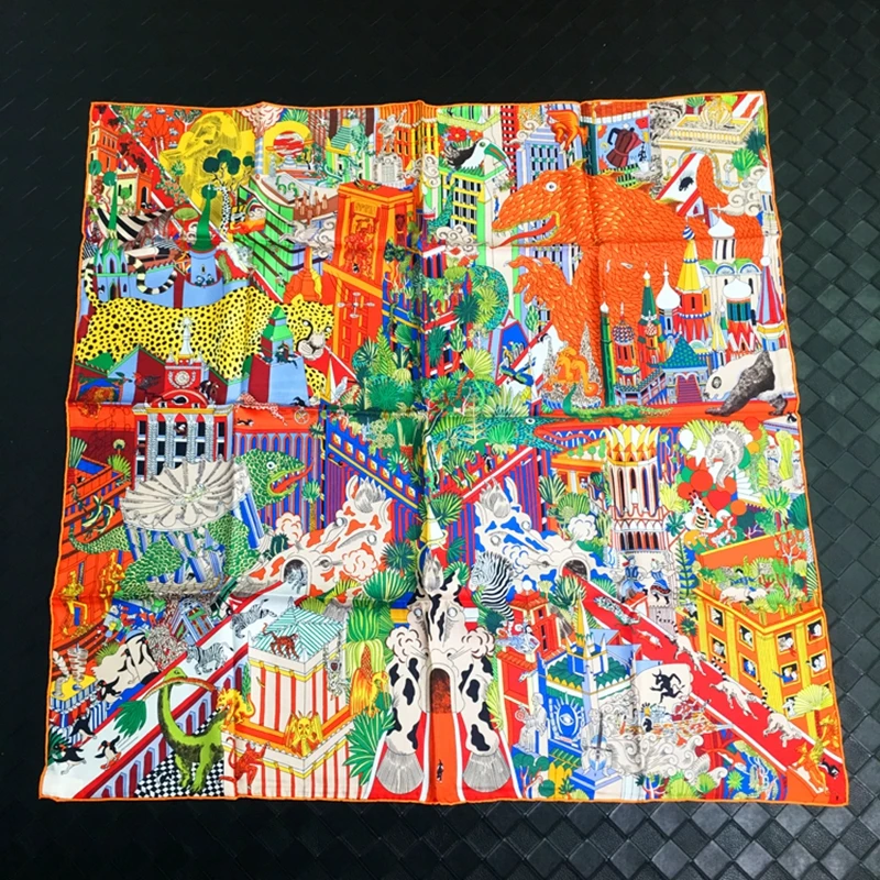 Новый 100% шелковый шарф шаль обертывания 35 &quotX 35&quot | Аксессуары для одежды