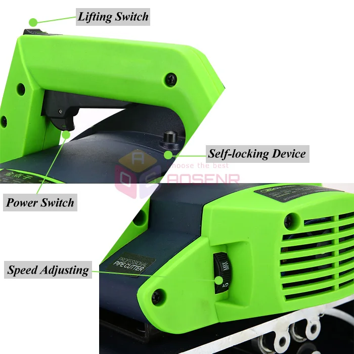 110 V/220 V ZD220 портативная стальная металлическая труба MeCutter электрическая железная труба из нержавеющей стали для резки труб инструменты для пиления труб