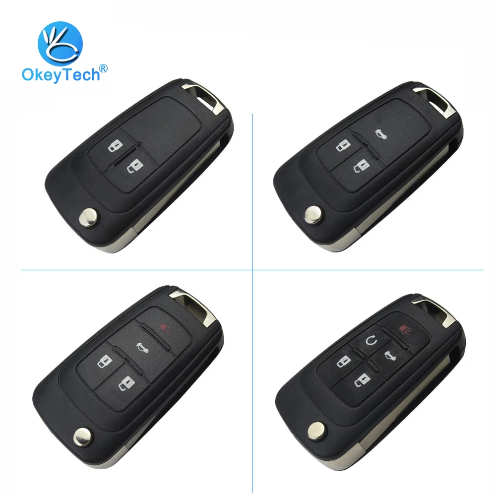 Чехол OkeyTech 2/3/34/5 BTN для VAUXHALL OPEL Insignia Astra J Zafira C Mokka с дистанционным управлением|Ключ