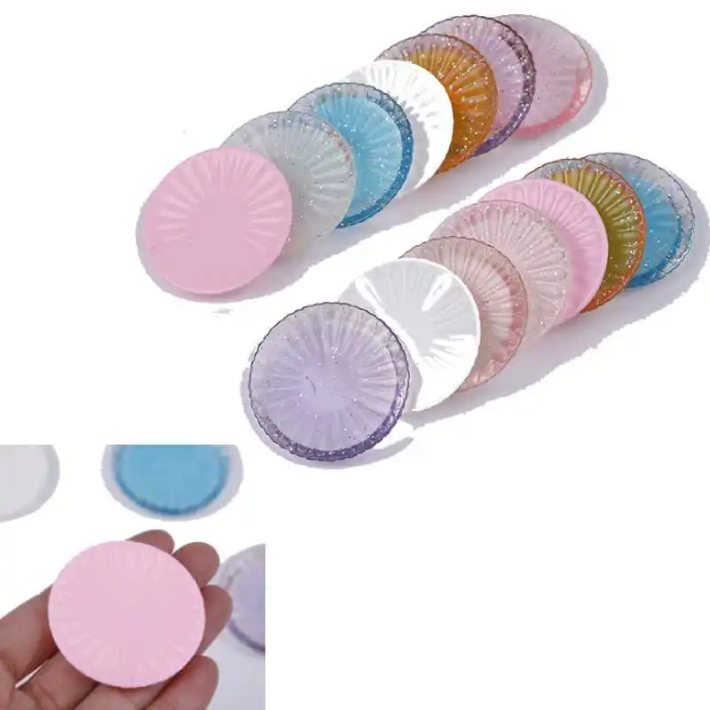 Подносы для кукольного домика 2 шт. тарелки кукол кухонные игрушки прозрачные