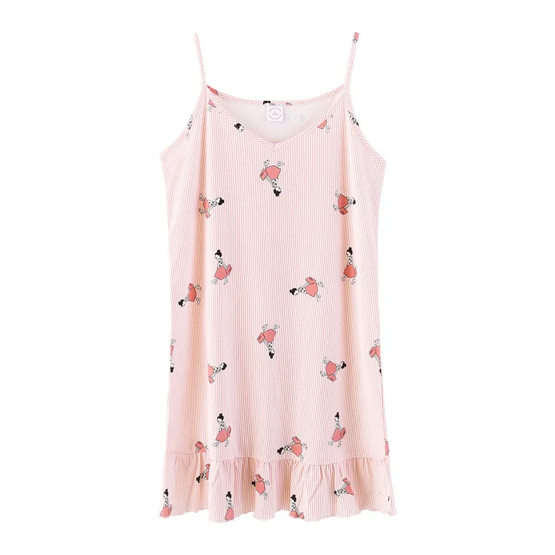 Для женщин ночные рубашки летние пижамы Повседневное ночь Симпатичные платья