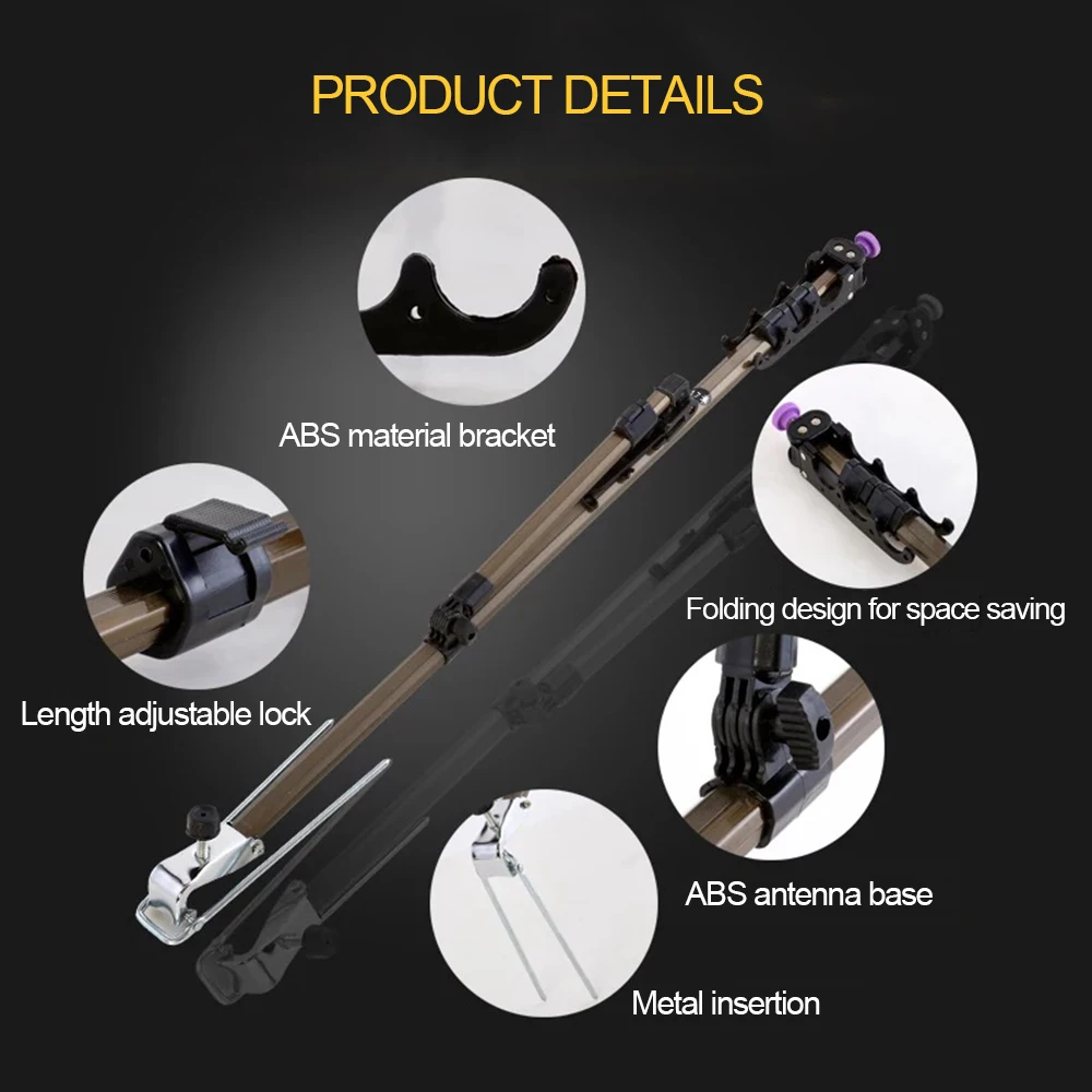 Многофункциональный держатель для удочки из алюминиевого сплава Регулируемая