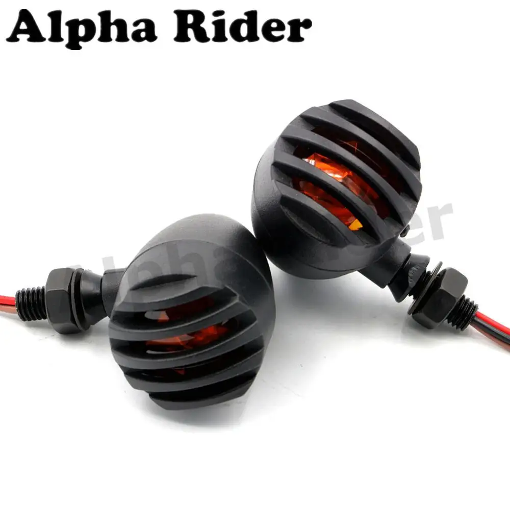 Мотоцикл L/R щелевой гриль мигалка поворотники огни для Kawasaki Ninja 250R Suzuki M109R Boss Bobber