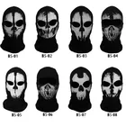 Оригинальная Балаклава, черные головные уборы со скелетом в виде призрака, черепа, головные уборы, мотоциклетные, велосипедные, технические маски на все лицо, подкладка для шлема