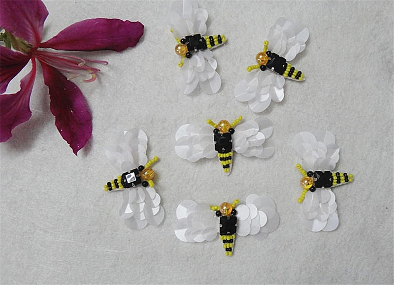 20 шт. патчи с блестками и бусинами для одежды|iron| |