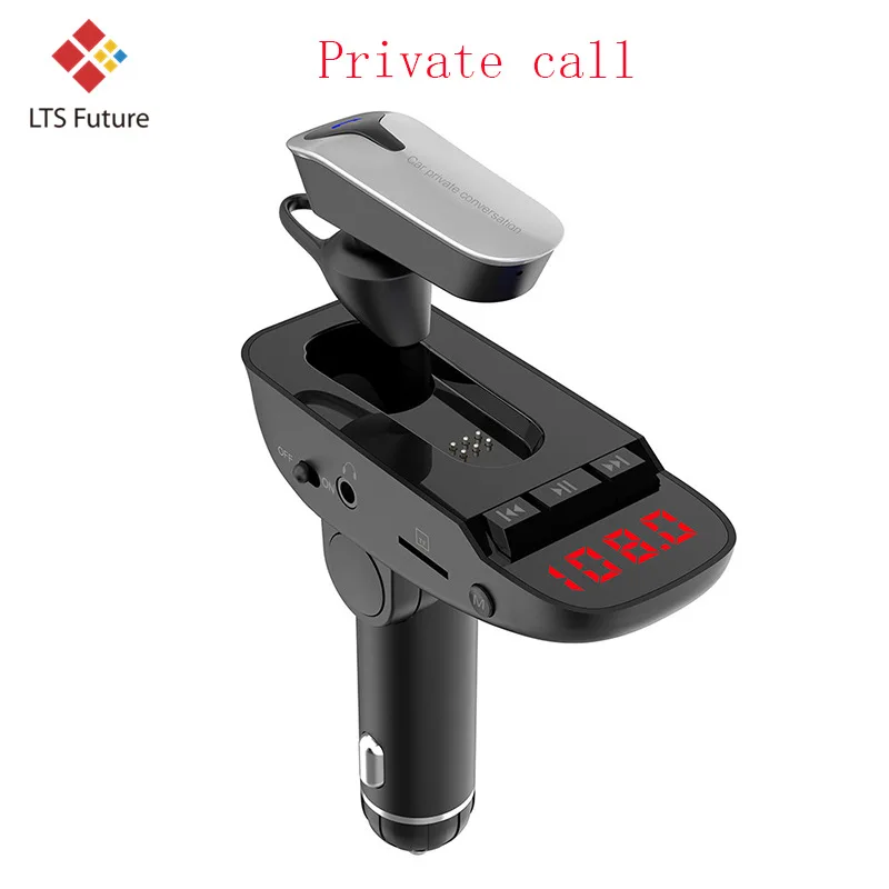 Qc 3,0 Quick Charge Bluetooth Handsfree автомобильный телефон Зарядное устройство Private звонок быстро авто зарядки адаптер Mp3 Hands Free плеера