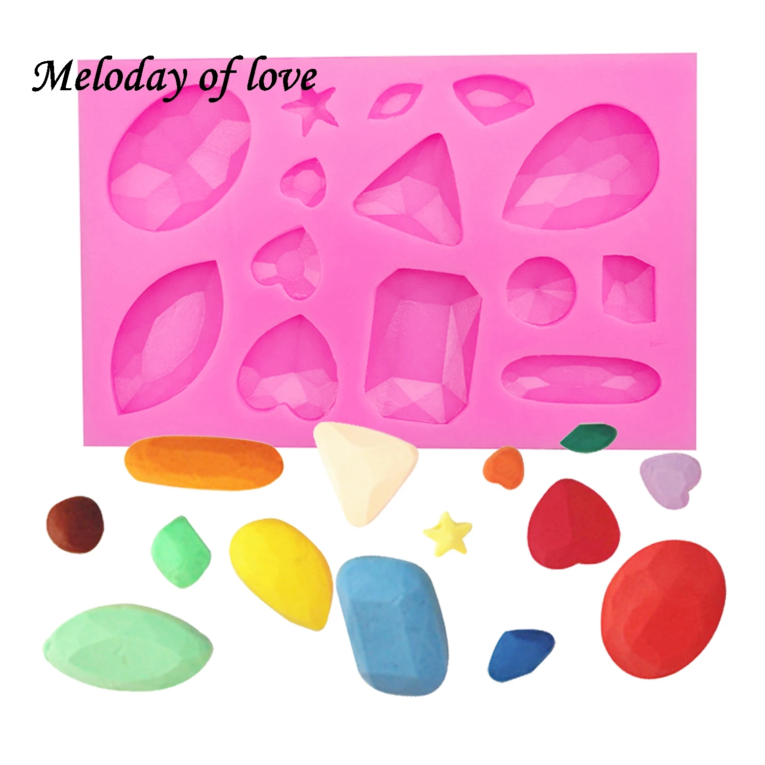 

Драгоценный камень пентаграмма силиконовые формы помадки торт границы украшения инструменты шоколадная форма Сахар ремесло формы для пир...