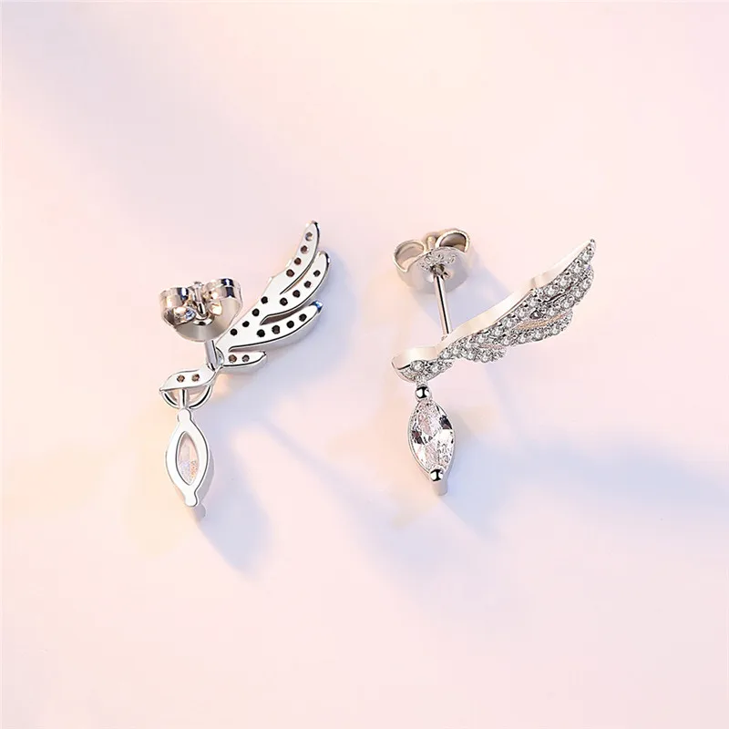 Romad Изящные серьги ювелирные изделия Focus Летний стиль разы перо Крылья Ангела