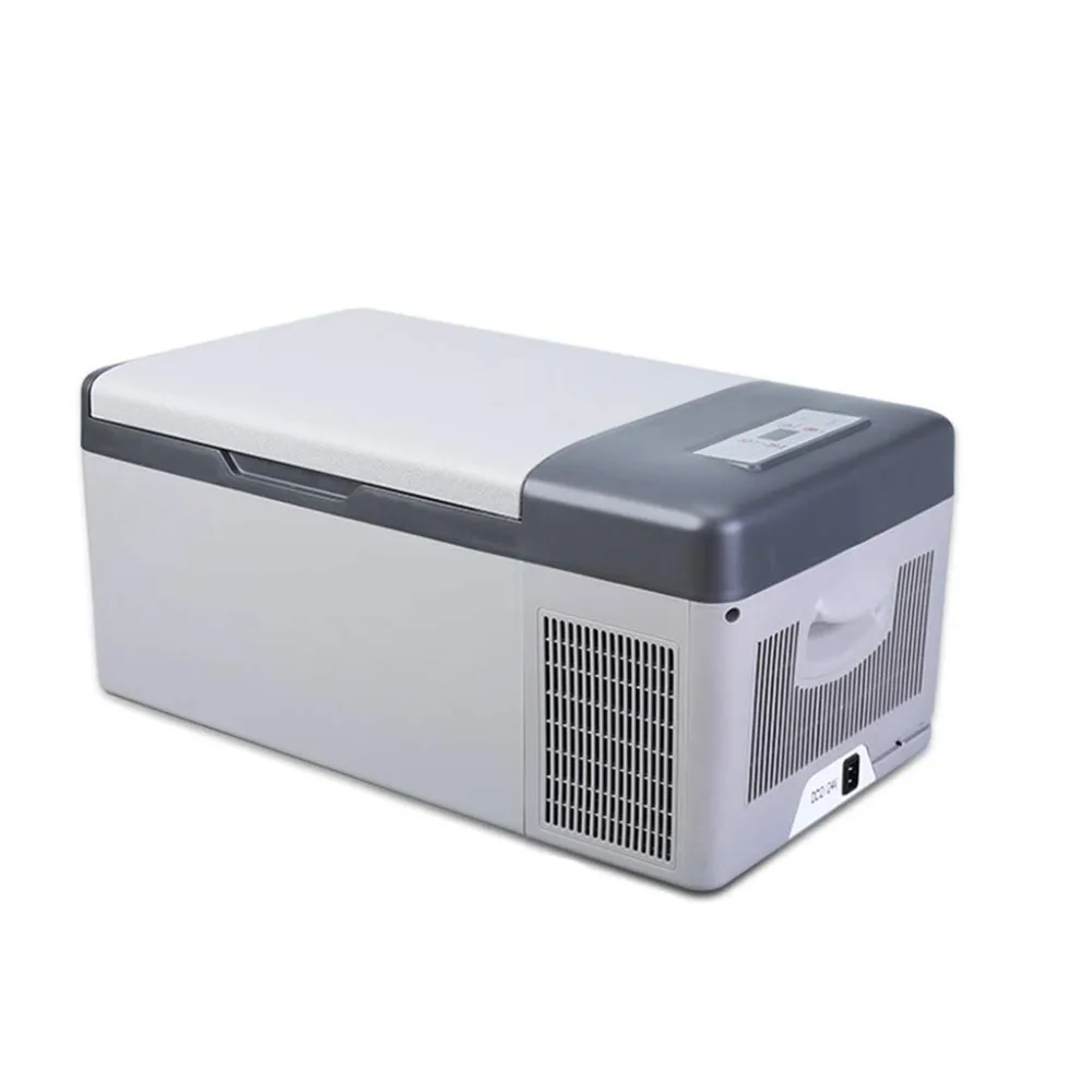 Автомобильный портативный холодильник с цифровым дисплеем компрессор