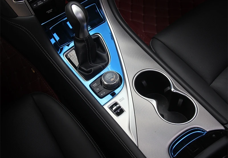 For Infiniti Q50 2014-2018 Car gear lever head decoration Shift cover Interior Gear set Patch accessories | Автомобили и