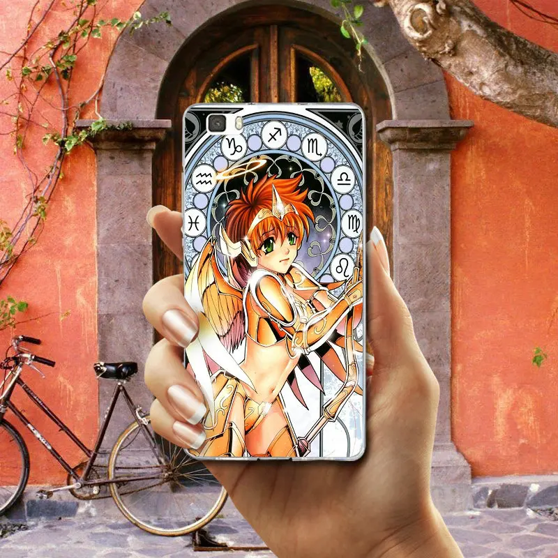 &quotРыцари зодиака&quot Saint Seiya мягкий чехол для мобильного телефона Huawei P8 P9 P10 P20 P30 Honor