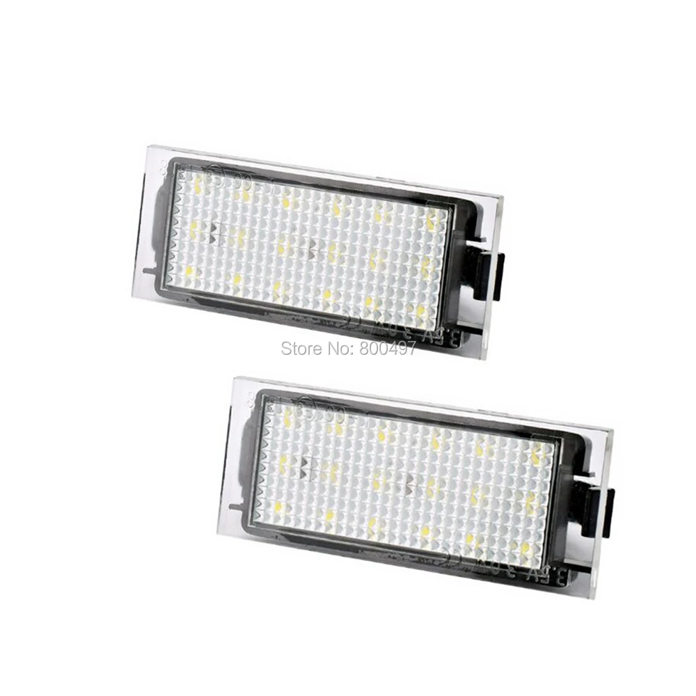2 x светодиодный Автомобильный Подсветка регистрационного номера лампы OBC Error Free