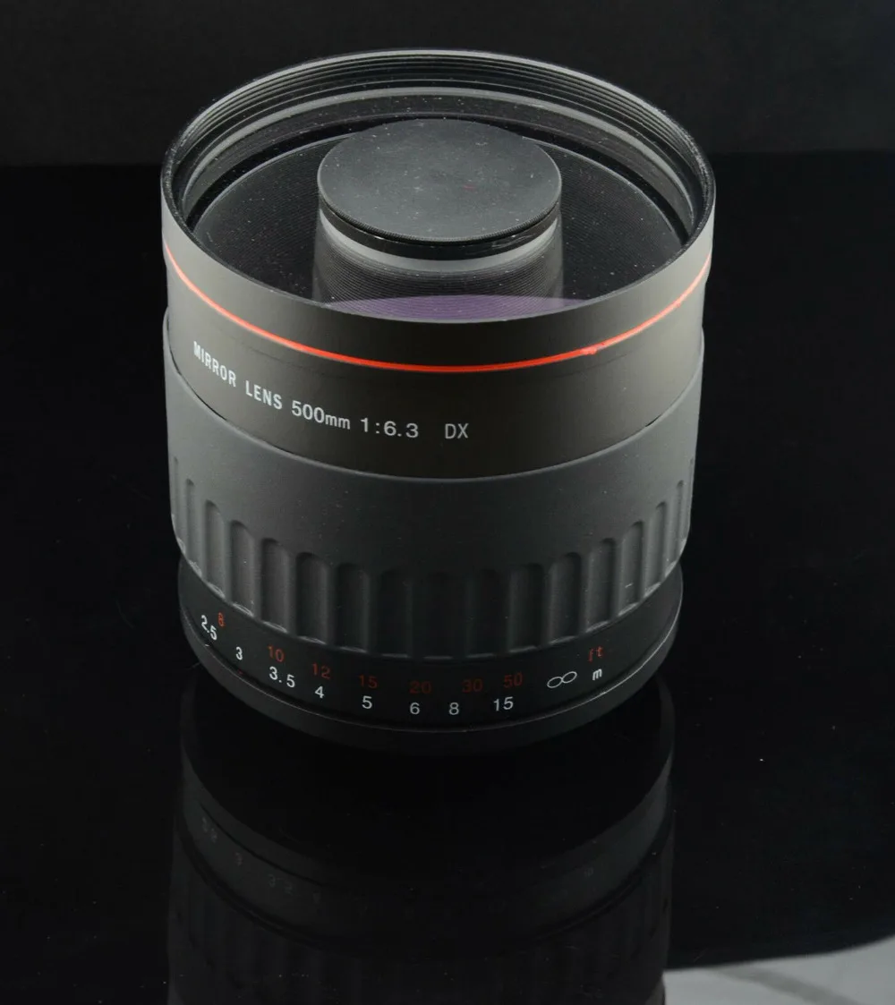 JINTU 500 мм f/6 3 зеркало телефото Камера линзы черного цвета для цифровой