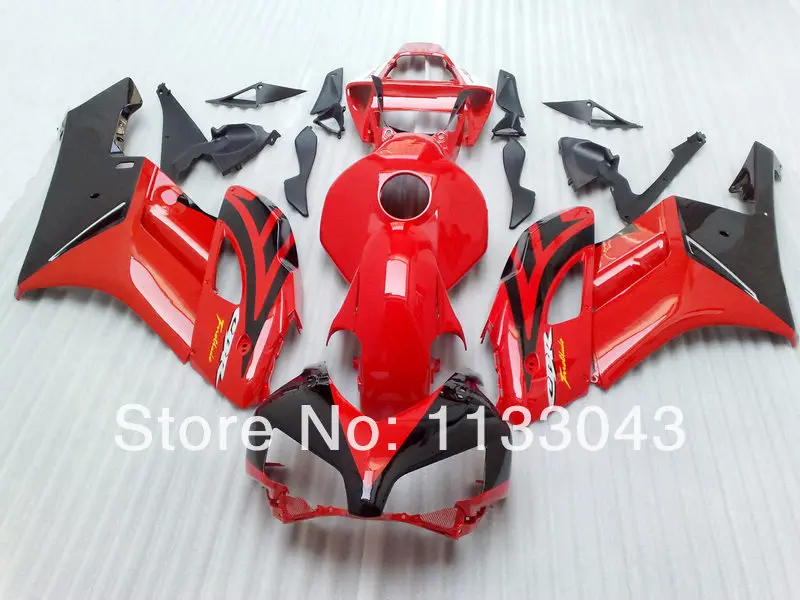 

OEM_Qulaity Injection Fairings for HONDA CBR1000RR 04 05 CBR1000 2004 2005 CBR 1000RR 04 05 red black fairing kits + tank #tt6s