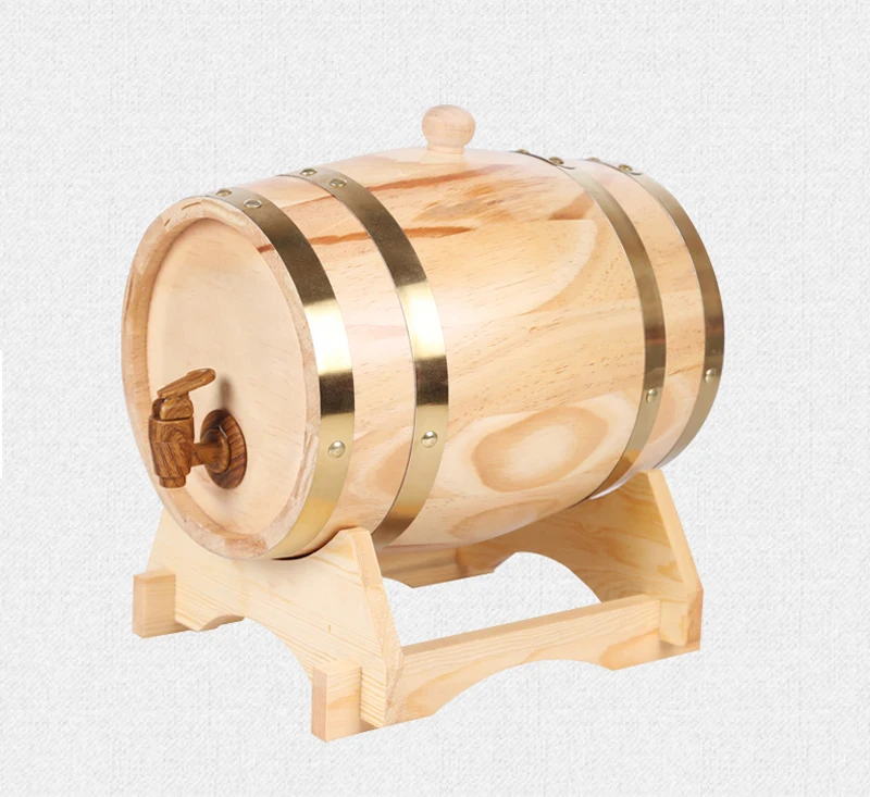 1.5L бочки из винного дуба Пивоваренная декоративная бочка бочонок ведро Brewage