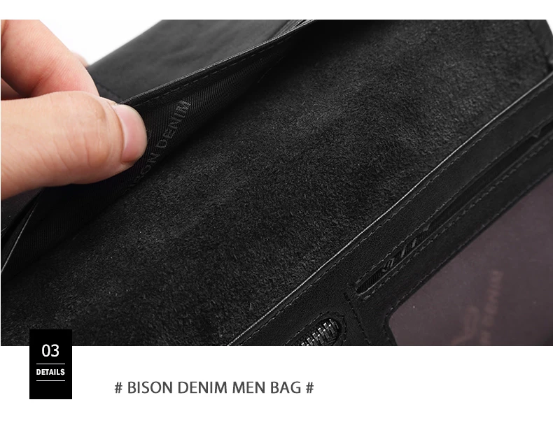 BISON DENIM, новинка, Мужской Длинный кошелек из натуральной кожи, деловой бренд, мужская сумочка из воловьей кожи держатель для карт, отделение для монет, клатч, кошелек, N4383