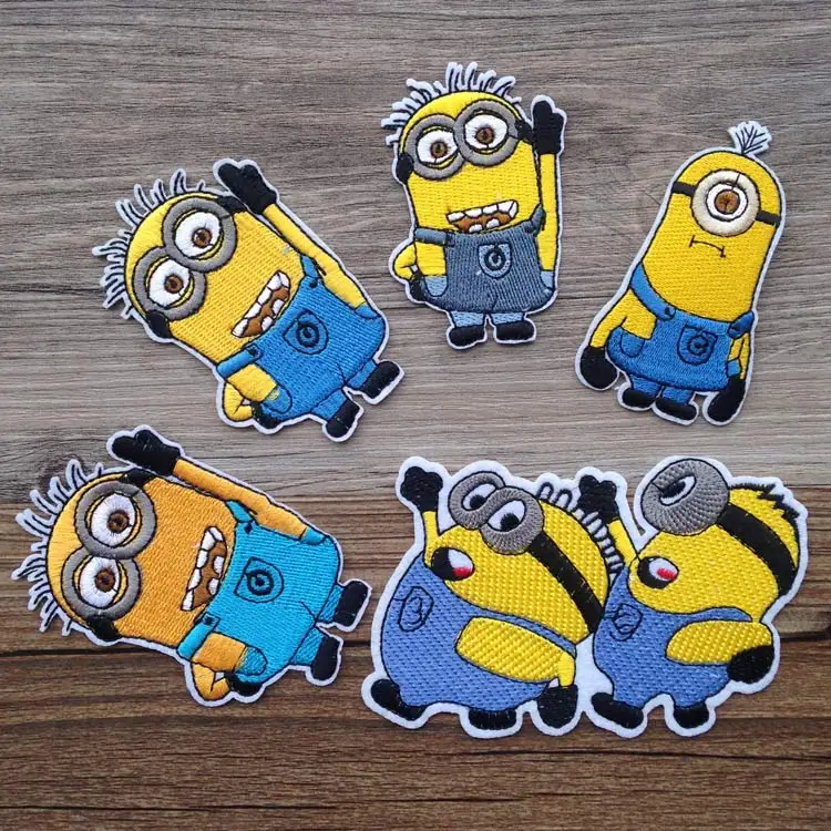 Мультяшная аппликация Детский свитер одежда пуховое пальто джинсовая вышивка