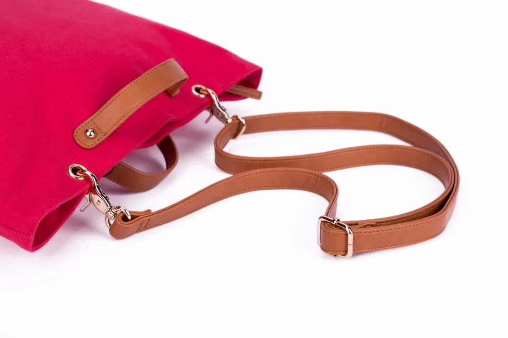 

fashion canvas bag women single strap crossbody shoulder bag leather patchwork casual all match handbag female