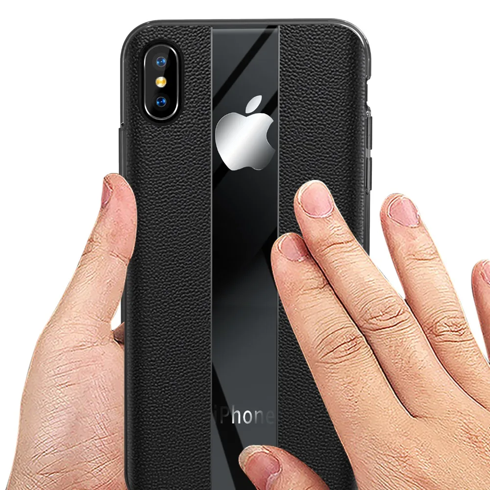 Xs Max чехол для Iphone Mofi XsCase деловой кожаный IphoneXs Чехол черный синий красный |