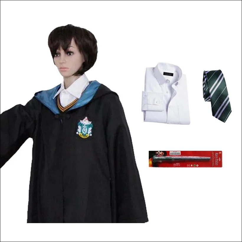 Косплей на Гриффиндор костюм Слизерин/хуффлпуф/коготь наряд халат для взрослых и