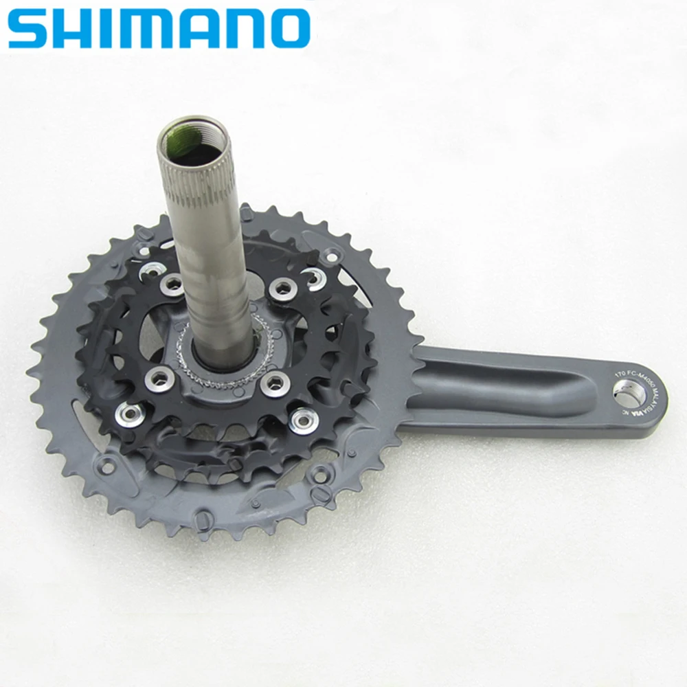Шатунный комплект Shimano Alivio шатунный с кривошипом для M4000 холлоутех напряжением от
