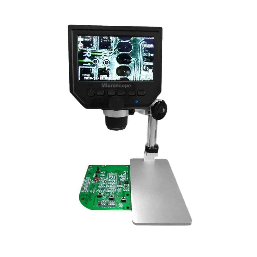 G600 600X HD 3.6MP 8 светодиодов Портативный цифровой микроскоп с ЖК дисплеем 4 3