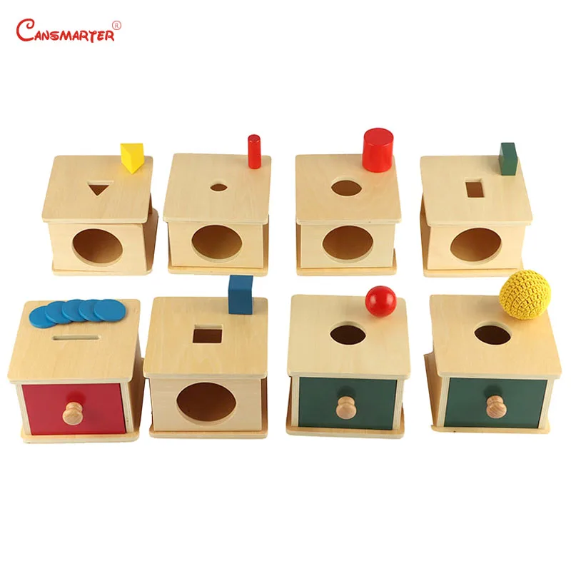 Imbucare Коробки montessori sensorial Игрушки для малышей 8 12 месяцев домашних матчах шар