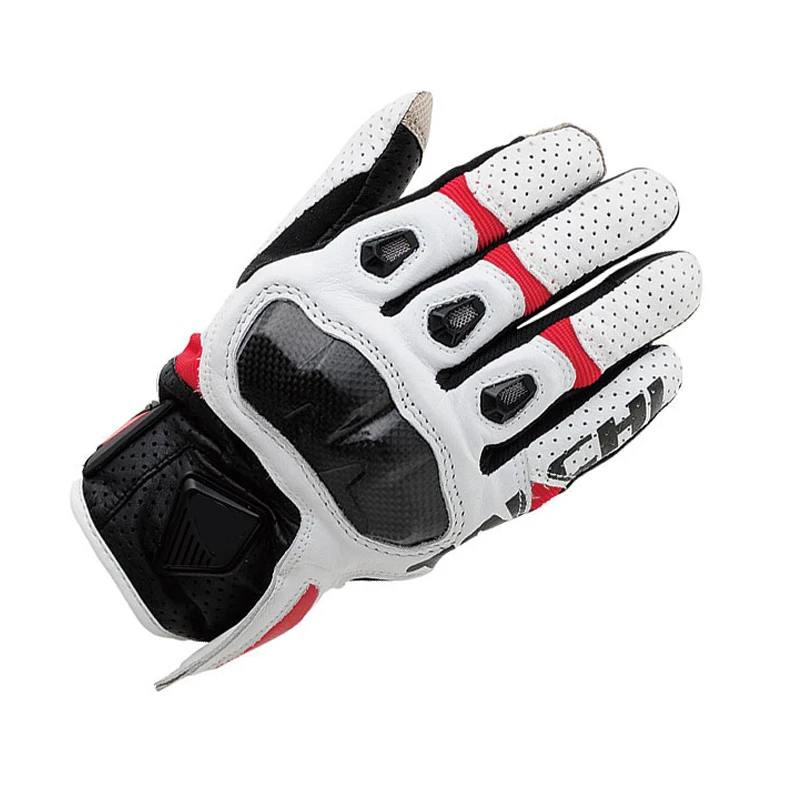 Guantes moto cuero кожаные гоночные перчатки мотоциклетные для езды по пересеченной