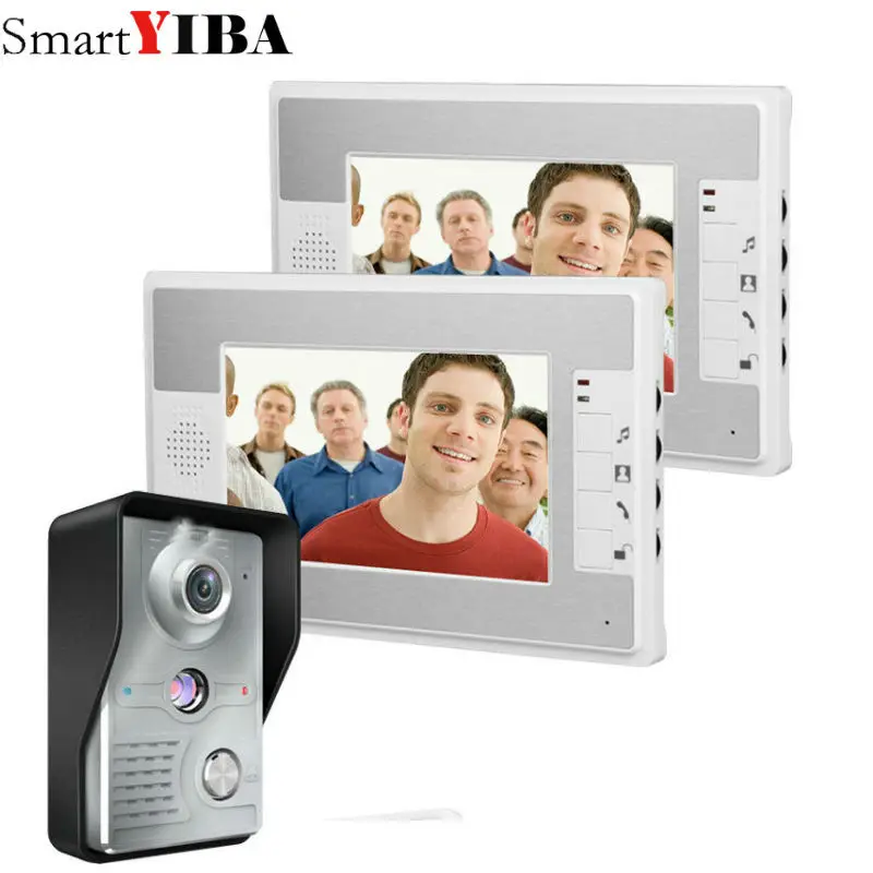 SmartYIBA 7 &quotвидеодомофон система входа камера безопасности ЖК дисплей домофон ИК