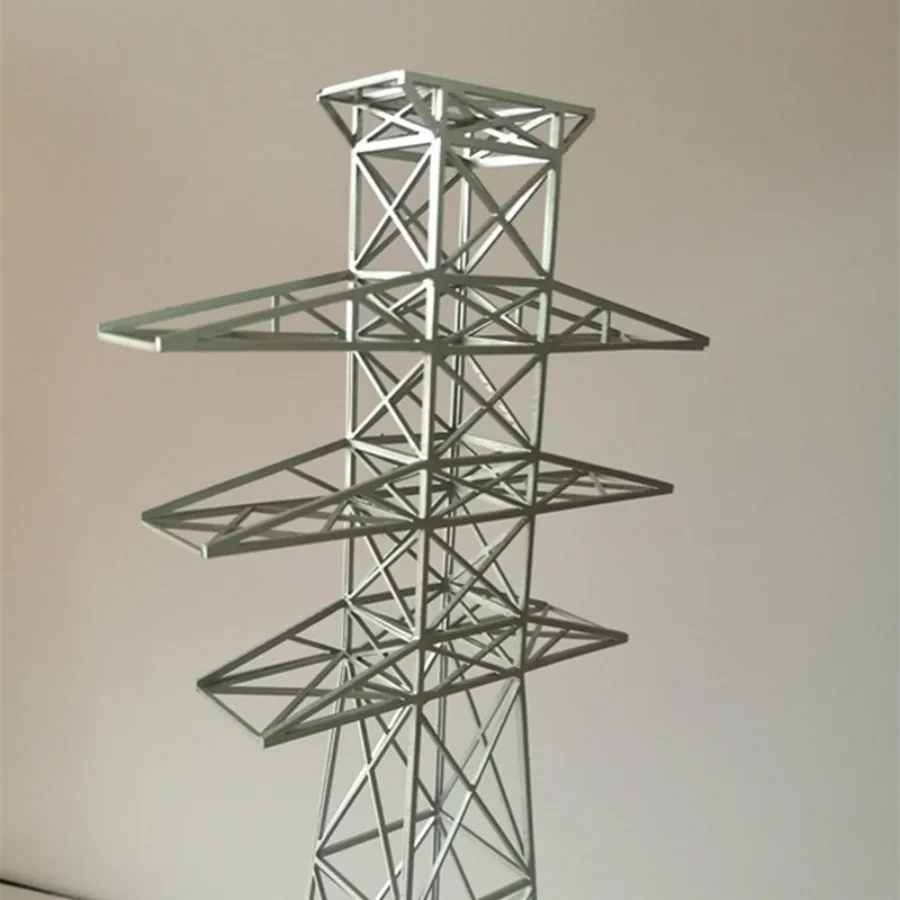 30cm Sand Tray Model Material Scene High Voltage Electric Tower Transmission Finished Product | Игрушки и хобби