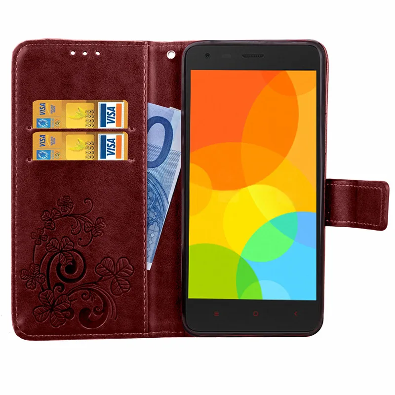 Чехол для Xiaomi Redmi 2, Роскошный кожаный флип-чехол, чехол для Xiaomi Redmi 2, Redmi2, чехол для телефона, держатель для карт, задняя крышка