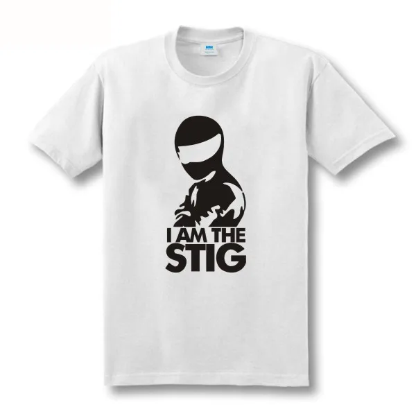 Хлопковая мужская футболка с коротким рукавом ECTIC новая модель sitcoms I AM STIG