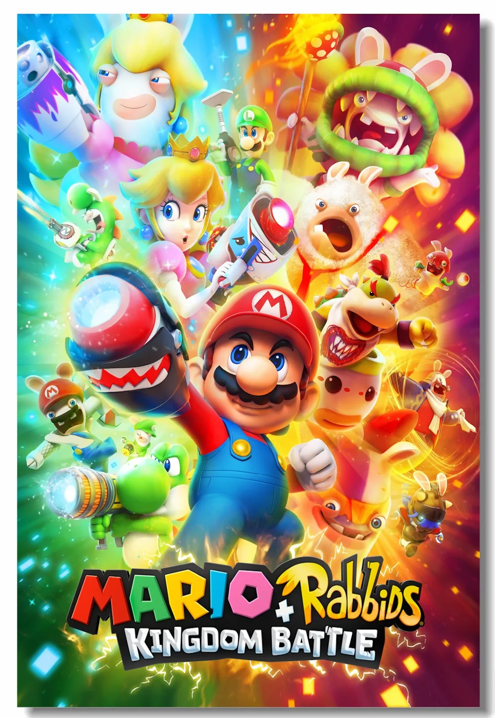 Custom Canvas Wall Decor Sonic Boom Poster Team Racing Stickers Super Mario Anime Game Wallpaper Kids Gifts #0503# | Дом и сад