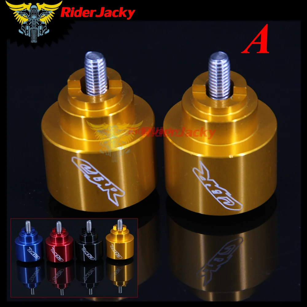 RiderJacky мотоцикл Золотой бар заканчивается Для HondaCBR 125 250 500 300 600F 650 600RR 900RR 929RR 954RR 1000RR