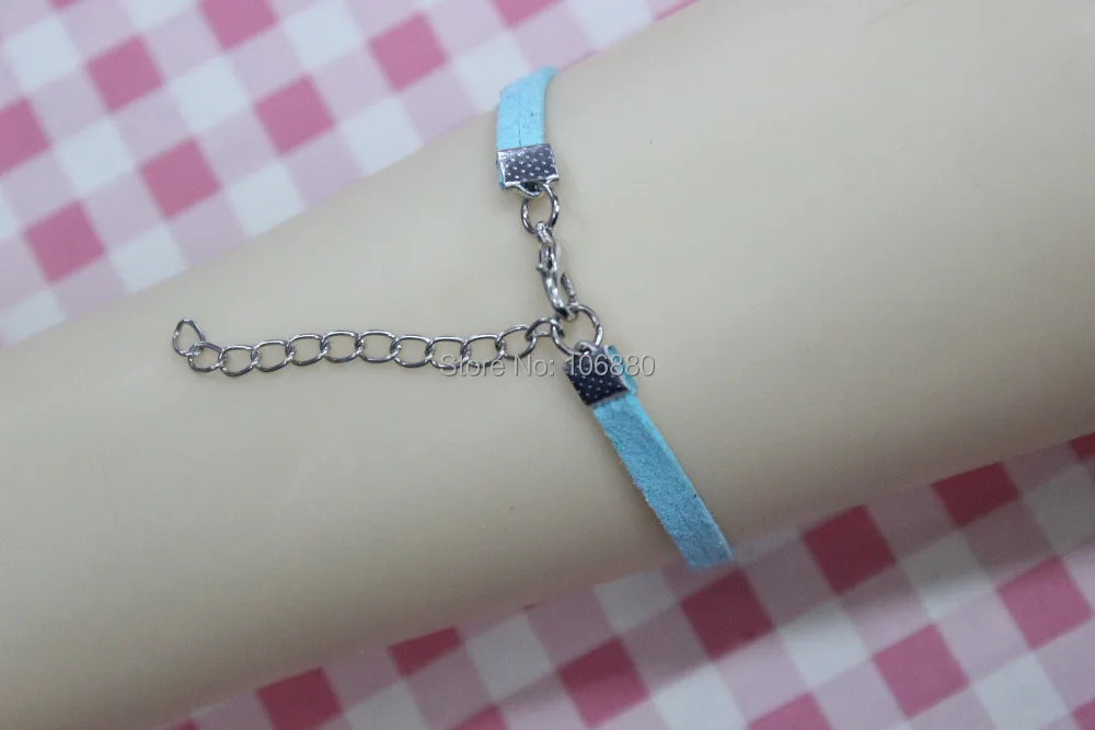 wholesale Love bracelet blue Velvet cotton rope braid friendship | Украшения и аксессуары