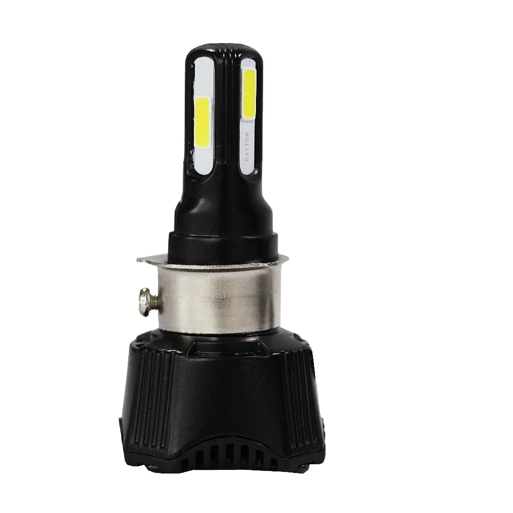 Мощный Универсальный светодиодный RTD для мотоциклов M02H 4 COB AC & DC 40 Вт 4400LM H4 HS1 H6 BA20D