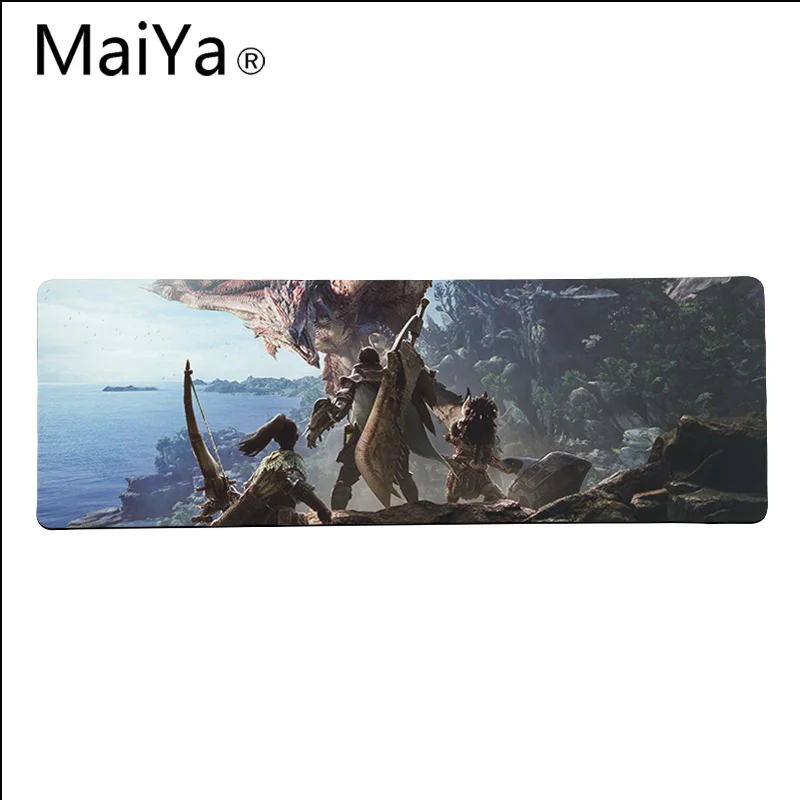 Высококачественный дизайнерский резиновый коврик для мыши Maiya Monster Hunter World DIY
