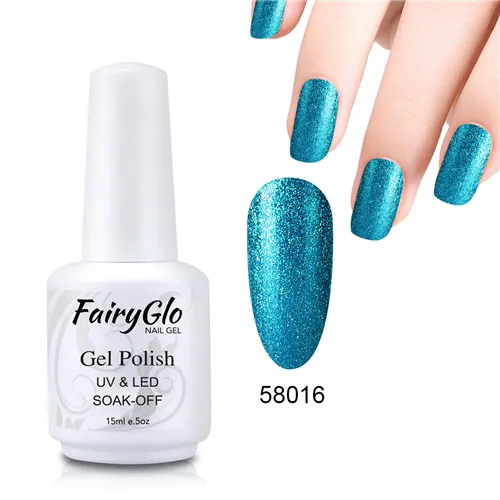 FairyGlo 15 мл Bling Platinum лак для ногтей тиснение краски Лак для ногтей Vernis a Ongle Nagellak эмаль счастливый лак Гибридный лак - Цвет: 58016