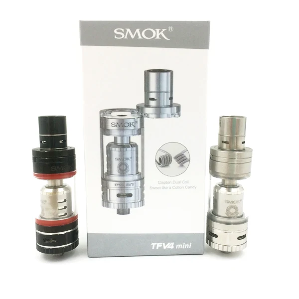 Оригинальный Smok TFV4 мини-распылитель Sub Ом Танк 510 нить Vape танк электронная