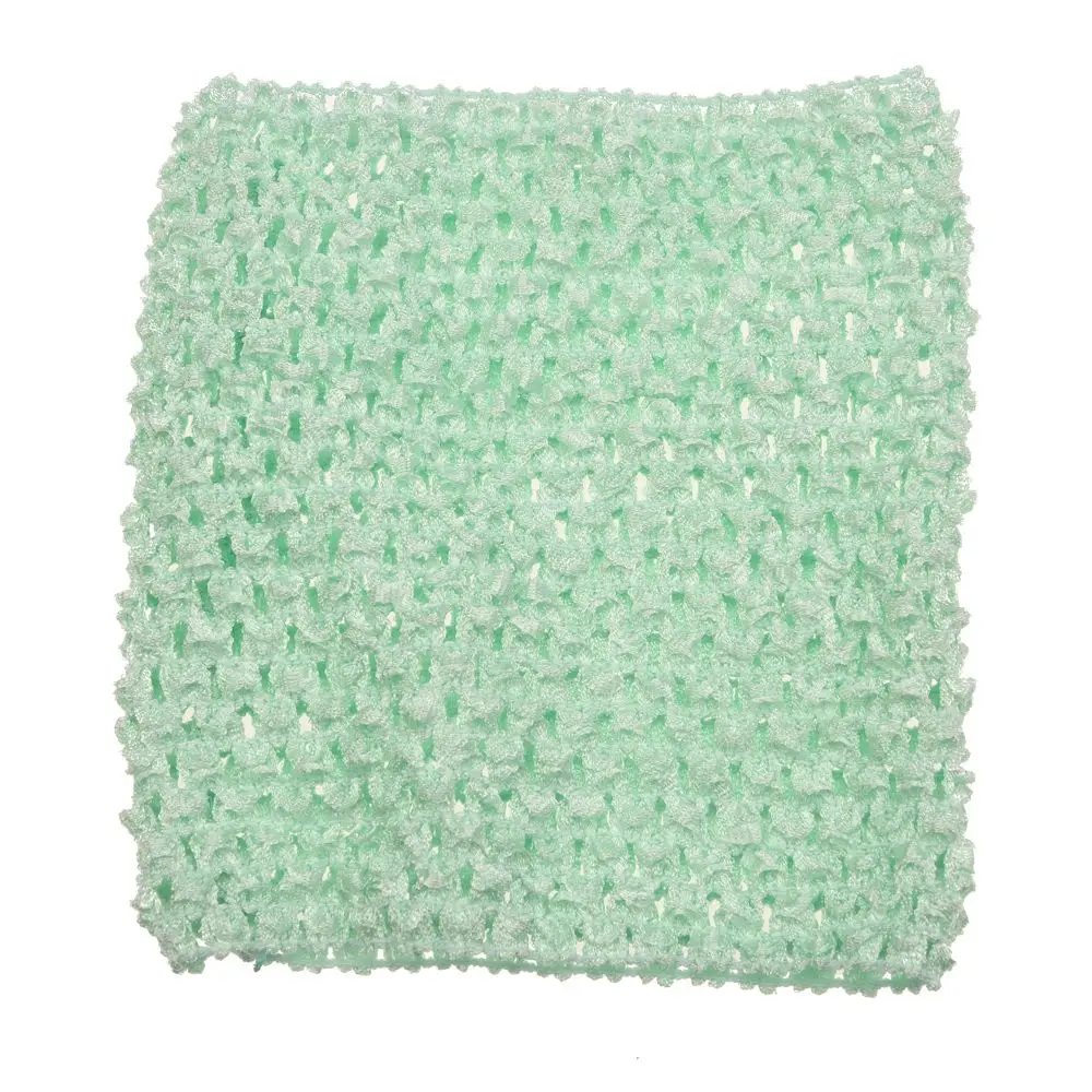 Mint Green 3 шт., 6 дюймов, вязанный крючком Топ без бретелек для мини-юбки, пачка, бутик, топы-трубы, эластичная грудь, обернутая одежда, аксессуары - Цвет: Mint Green