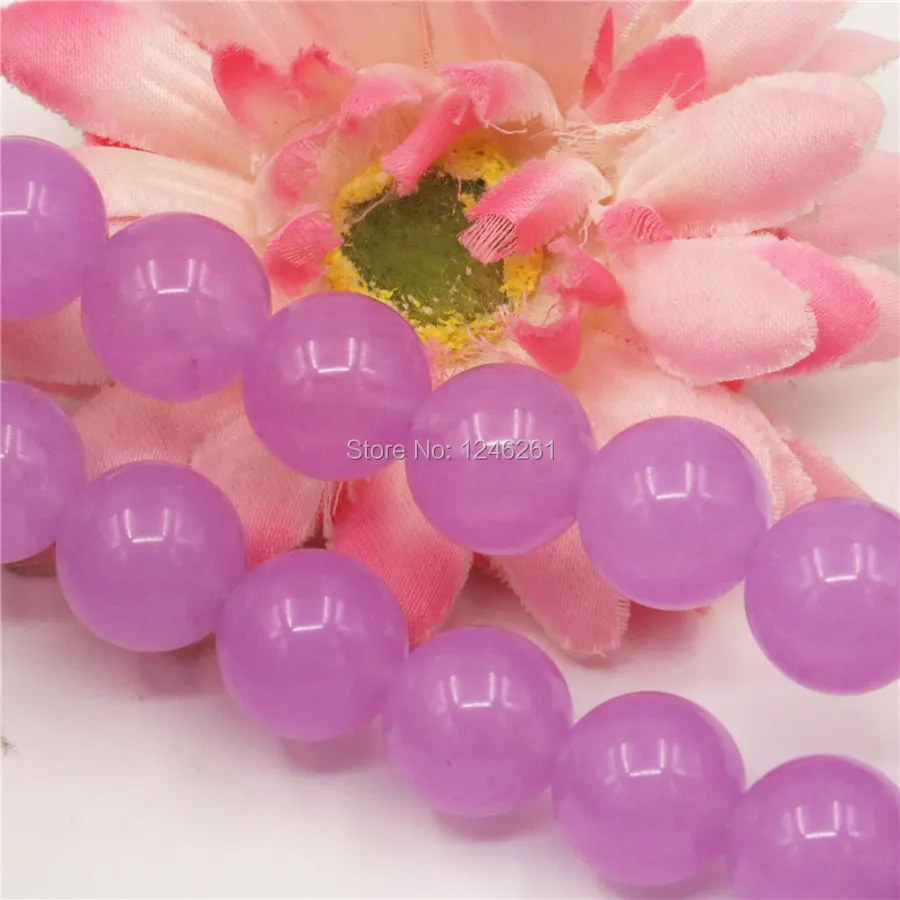 Круглые бусины для рукоделия фиолетовые с кристаллами 4 6 8 10 12 14 мм | Украшения и