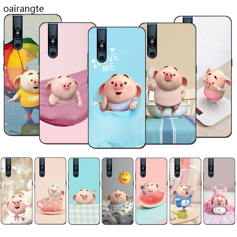 Изображающие пятачка милый силиконовый чехол для телефона VIVO X30 IQ00 S5 всего