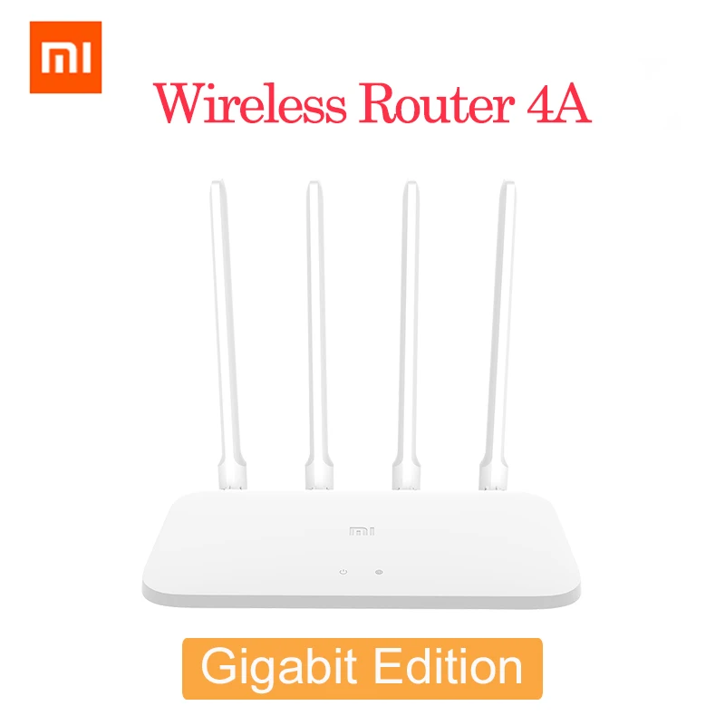 Xiaomi Router 4A гигабитная версия 2,4 ГГц 5 ГГц WiFi 1167 Мбит/с WiFi повторитель 128 Мб DDR3 с высоким коэффициентом усиления 4 антенны Сетевой удлинитель